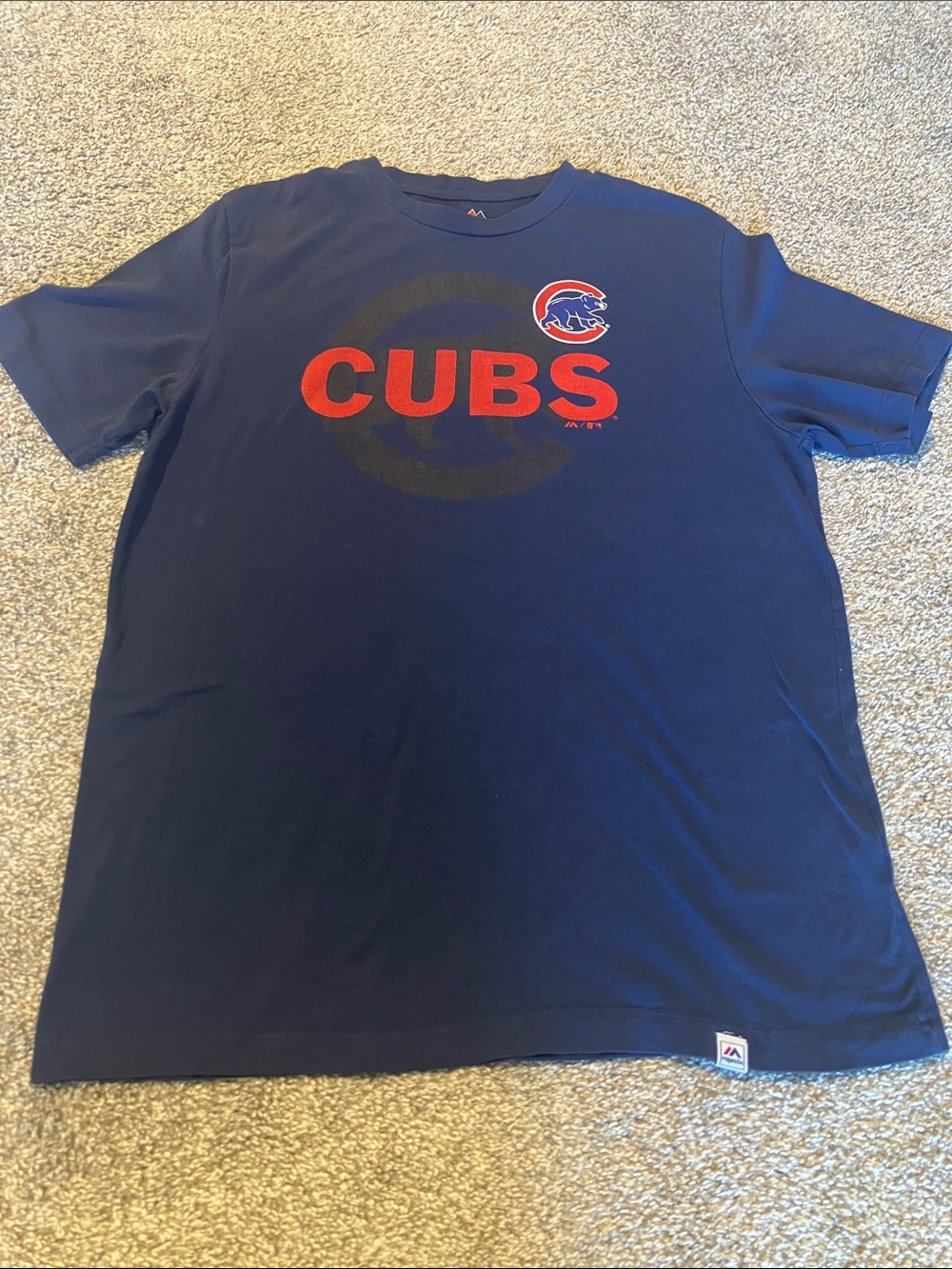 MAJESTIC CHICAGO CUBS MLB BASEBALL TSHIRT SIZE M